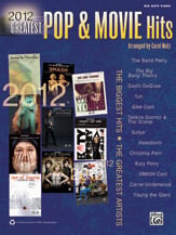 2012 Greatest Pop and Movie Hits piano sheet music cover